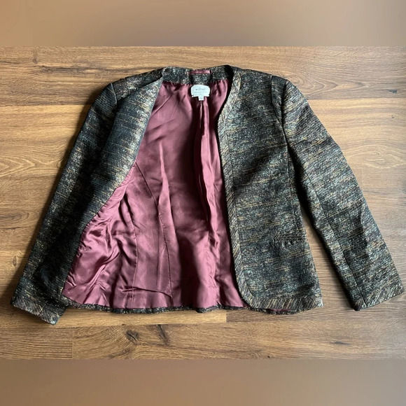 Wilfred Metallic/Sparkle Open Blazer - Made in Italy - Picture 6 of 9